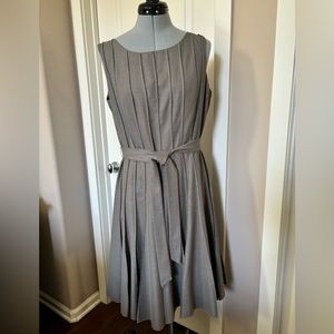 Calvin Klein A-line Dress, Gray, Size 10